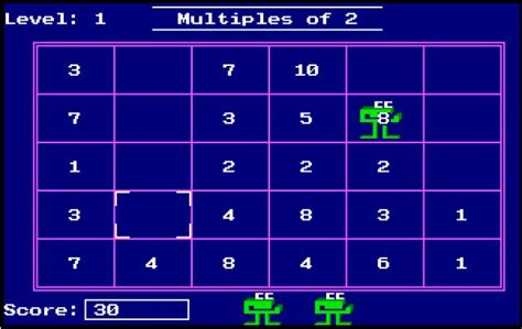 Number Munchers: A Retro Educational Classic for Arithmetic Enthusiasts!